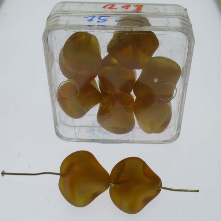 Glasperlen 15x15mm matt 7 in Box