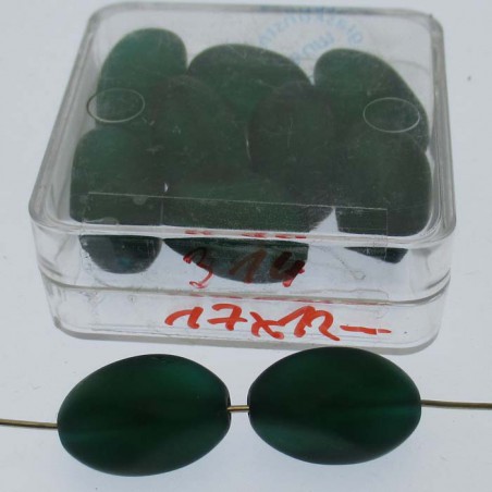 Glasperlen 17x12mm in Box