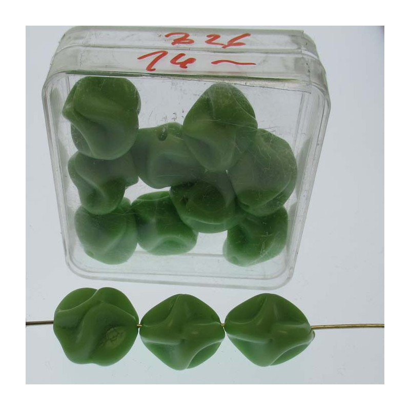 Glasperlen 14x14mm in Box