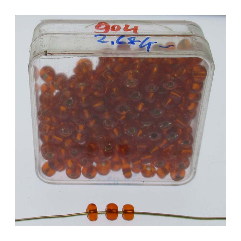 Glasrocailles 2.6x4mm in Box