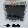 Glasperlen 8x6mm Glasperlen matt in Box