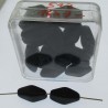 Glasperlen 16x7mm matt in Box