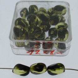 Glasperlen 12x8mm in Box