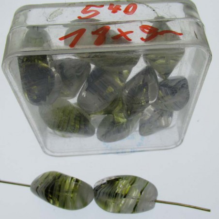 Glasperlen 18x9mm in Box