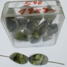 Glasperlen 18x9mm in Box