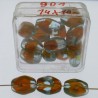 Glasperlen 14x10mm in Box