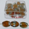 Glasperlen 14x10mm in Box