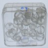 Glasperlen 7x7mm in Box
