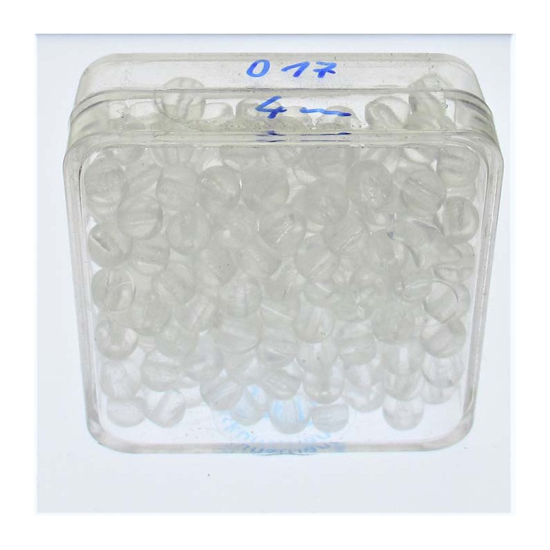 Glasperle 4x4mm in Box