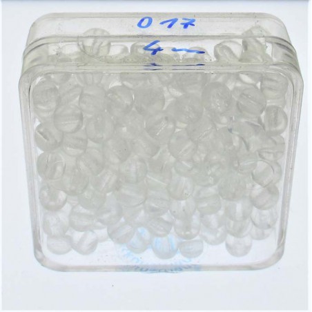 Glasperle 4x4mm in Box