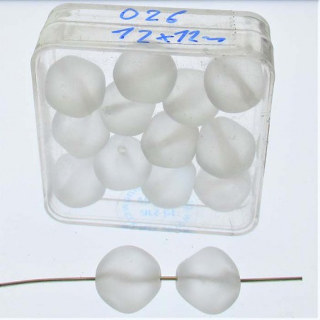 Glasperle 12x12mm in Box