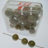 Glasperlen 9x9mm in Box