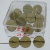 Glasperlen 12x12mm in Box