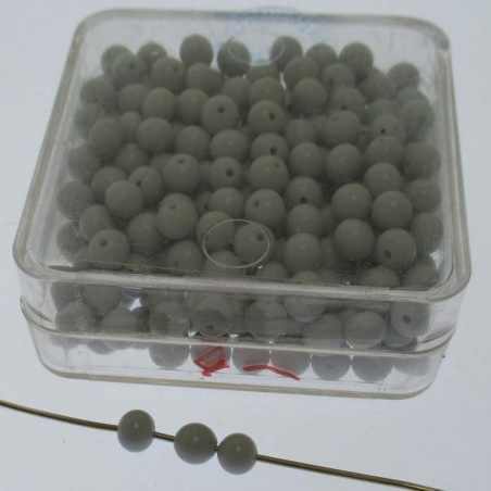 Glasperlen 4x4mm in Box