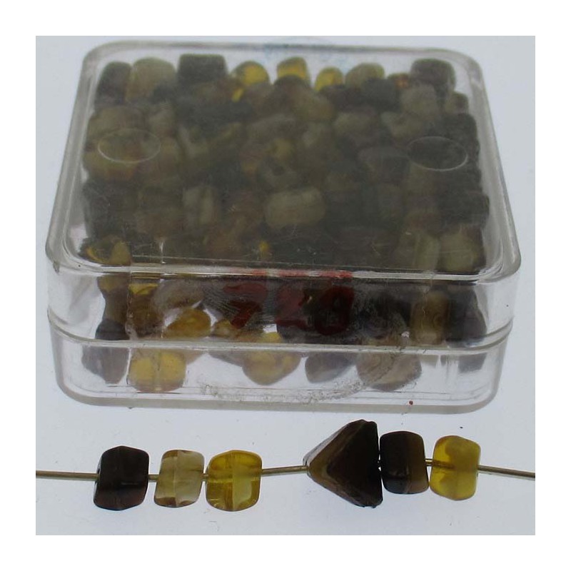 Glasperle 3mm gemischte in Box