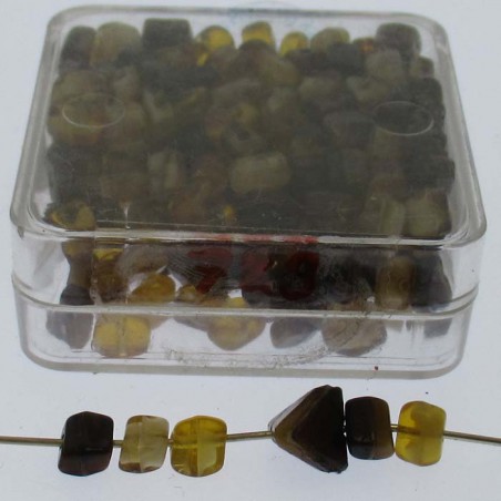 Glasperle 3mm gemischte in Box