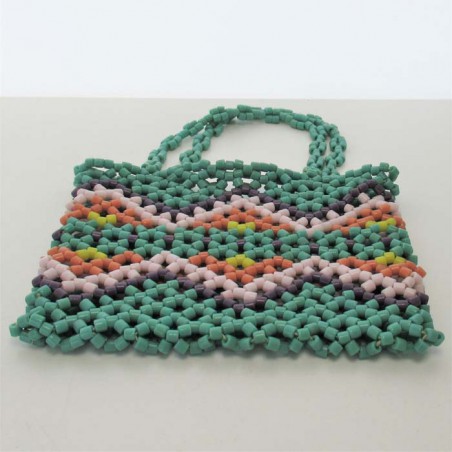 Glasperlen Tasche 150x100x190x9mm