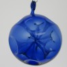 Glas Einstichkugel 50-100mm Blaues Glas zum hängen
