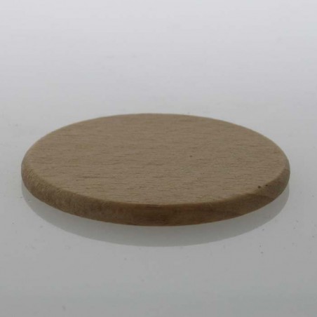Buchenholz scheibe 60 x 6mm Kante gerundet