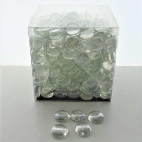 Glasnuggets ca.18mm klar-AB 1.5 Kg