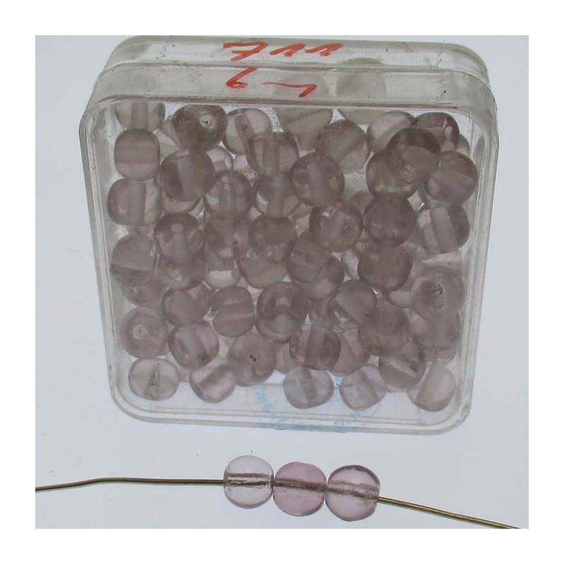 Glasperlen 6x6mm in Box