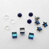 Swarovski 07x8mm Kugel Boden flach verspiegelt
