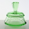 Pressglas Dose 11cm aus Tschechien CZ