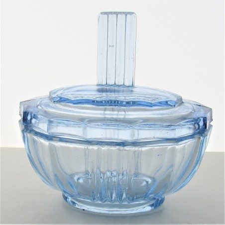 Pressglas Dose 10.5cm aus Tschechien CZ