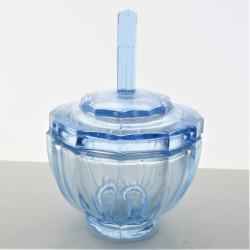 Pressglas Dose 10.5cm aus Tschechien CZ