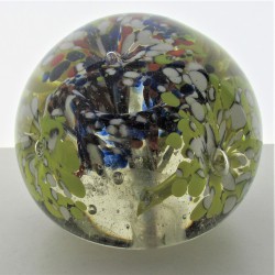 Glas Briefbeschwerer 9cm CZ