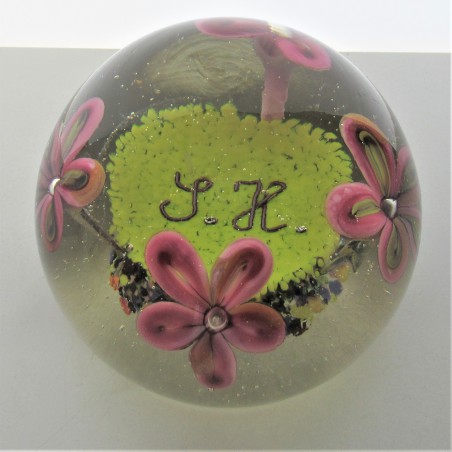 Glas Briefbeschwerer 17cm JH   CZ