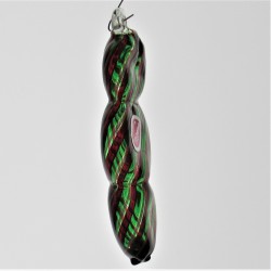 Muranoglas 12.5cm Taler Weihnacht Anhänger