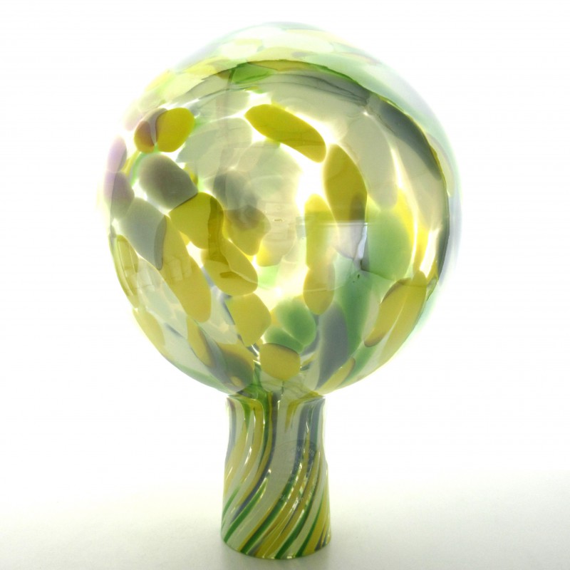 Glas-Gartenkugel 15cm transparent Zaunkugel Glas
