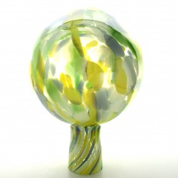 Glas-Gartenkugel 15cm transparent Zaunkugel Glas