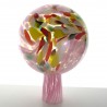 Glas-Gartenkugel 15cm transparent Zaunkugel