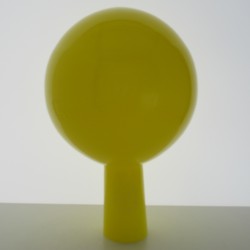 Glas-Gartenkugel 15cm Opak-gelb Glas