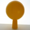 Glas-Gartenkugel 15cm Opak Hellorange Glas