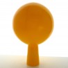 Glas-Gartenkugel 15cm Opak Hellorange Glas