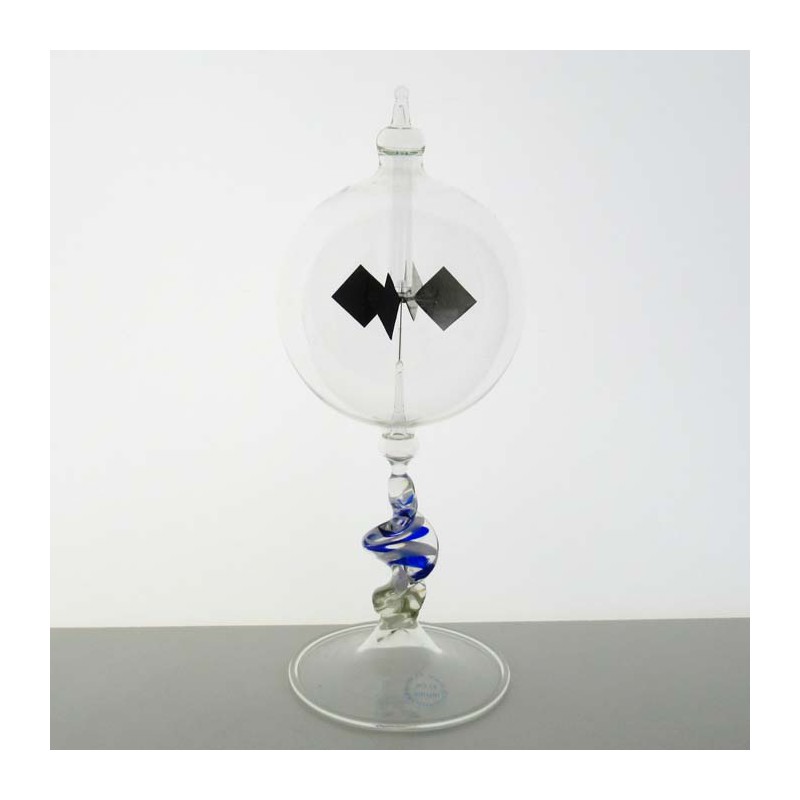 Glas Lichtmühle 200x80mm Radiometer, FuLieferbar in 3-4 Werktagenss farbige Spirale