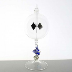 Glas Lichtmühle 200x80mm Radiometer, FuLieferbar in 3-4 Werktagenss farbige Spirale