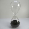 Glas-Sanduhr 45 Min. 20 cm Schwarz,
