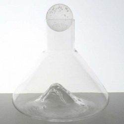 Glas Karaffe -1.5l 22cm Berg Moderner Einfacher Premium Rotwein Dekanter Glas klar Borosilikatglas