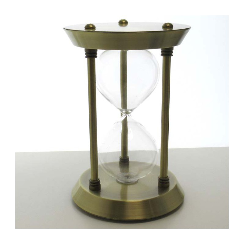 Sanduhren -15 min. 23 cm zum selber füllen mit eigenem Sand im Metalgestell Sanduhren -15 min. 23 cm zum selber füllen mit eigenem Sand im Metalgestell