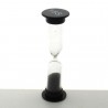 Sanduhren 15 Sek. 9 cm zylindrisch Glas in Kunststoff röhre