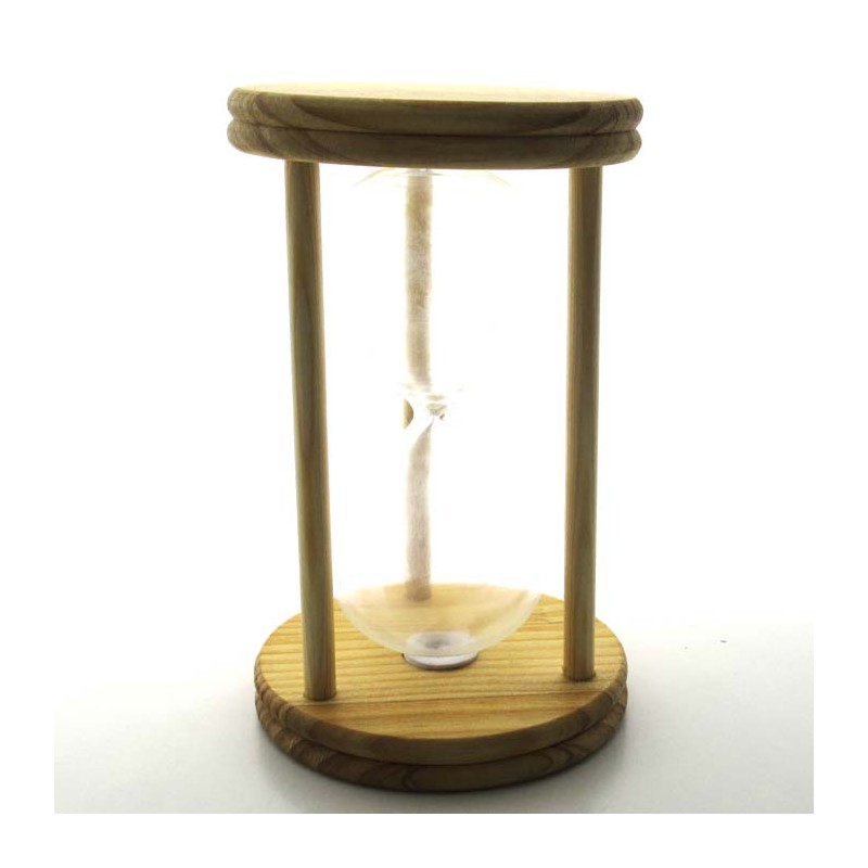 Sanduhren -15 min 16 cm zum selber füllen mit eigenem Sand Im Tannenholz Gestell Sanduhren -15 min 16 cm zum selber füllen mit eigenem Sand Im Tannenholz Gestell