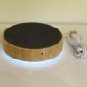 Holz LED Licht Sockel 29 x 100 mm 5v weiss + warmweiss 1Meter Kabel mit Schalter LED-Licht,