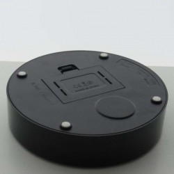 LED-115mm Drehständer Schwarz mit 8 Lichtmodi Display-Sockel