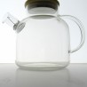Glas Teekanne -1.5l Glas 20cm Hitzebeständigem Glas mit Teefilter