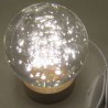 Holz LED Licht Sockel warm weiss  ca.20x60mm 55g