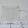 Isolierglas -150ml 8cm Doppel Wand Tasse , Isolierung Transparent, Borosilikatglas